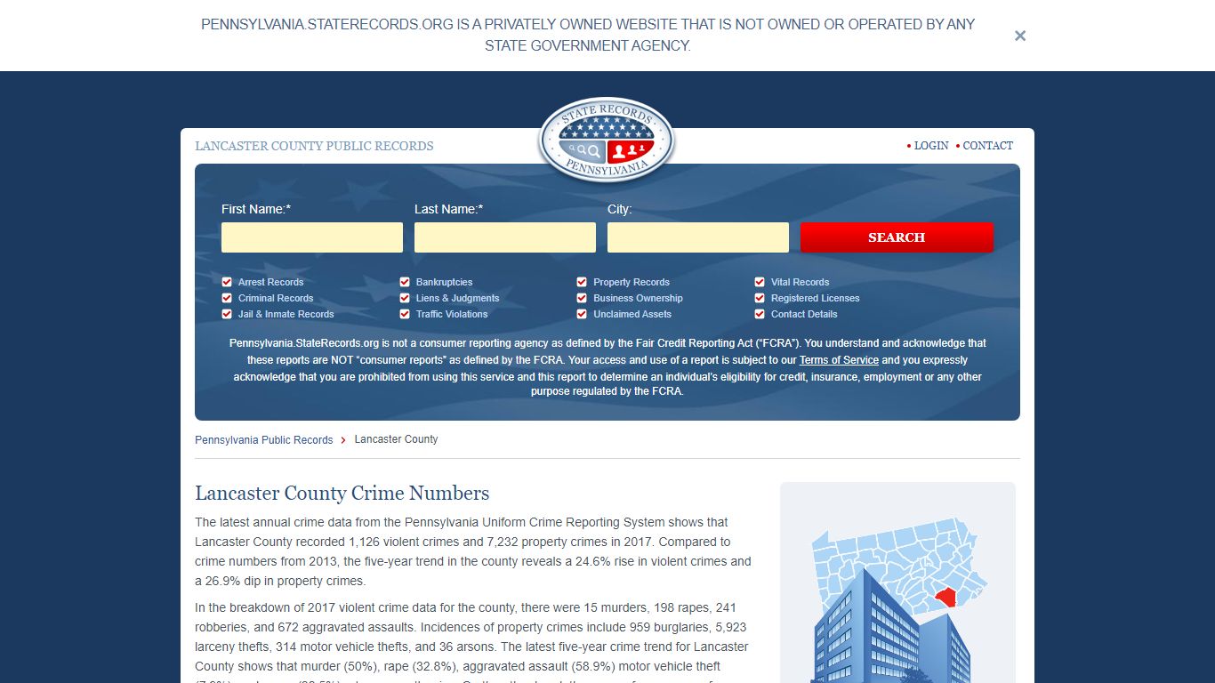 LANCASTER COUNTY PUBLIC RECORDS - StateRecords.org